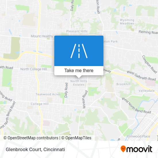 Mapa de Glenbrook Court