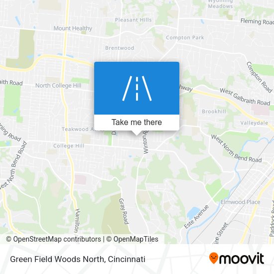 Mapa de Green Field Woods North