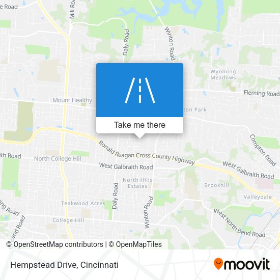 Mapa de Hempstead Drive
