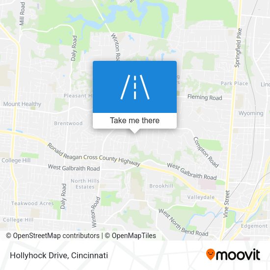 Hollyhock Drive map