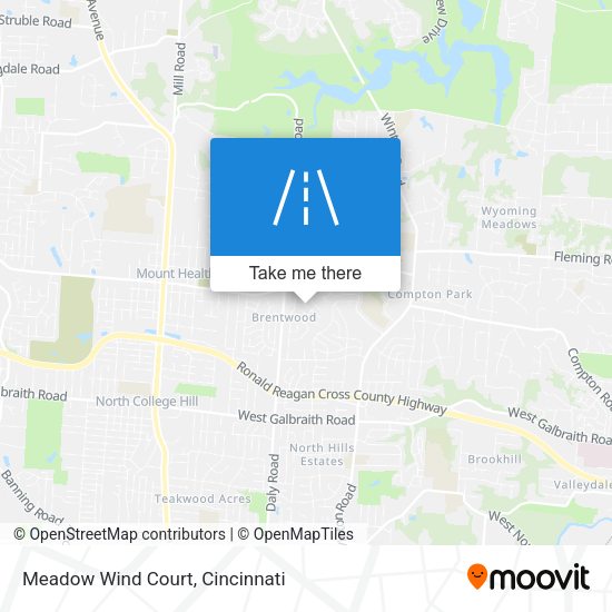 Meadow Wind Court map