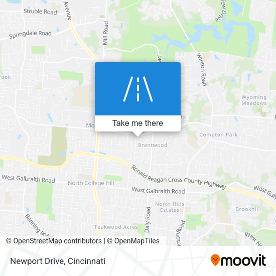 Mapa de Newport Drive