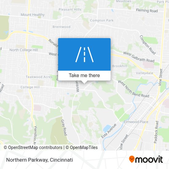 Northern Parkway map