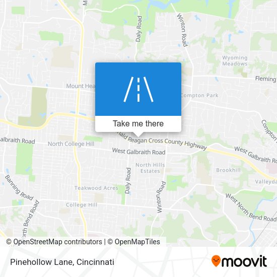 Mapa de Pinehollow Lane