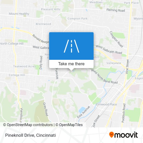 Mapa de Pineknoll Drive