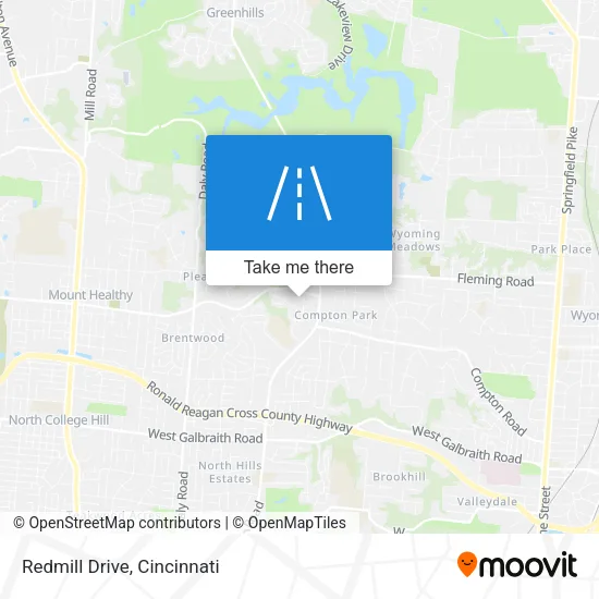 Redmill Drive map