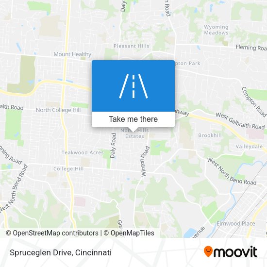 Spruceglen Drive map