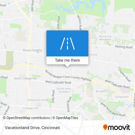 Vacationland Drive map