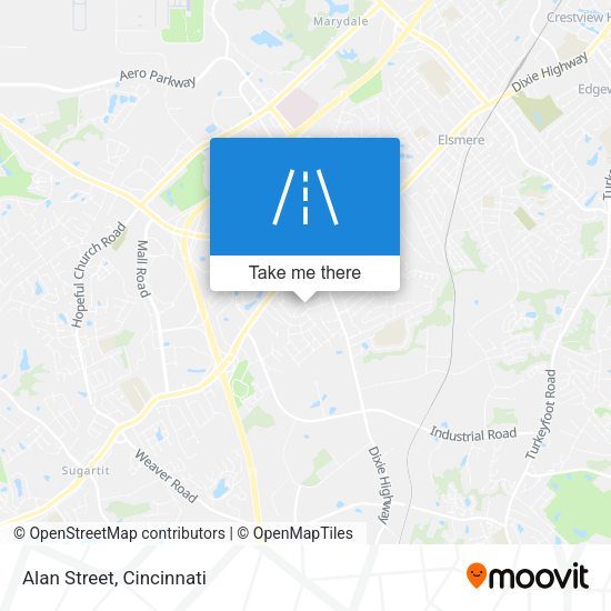 Mapa de Alan Street