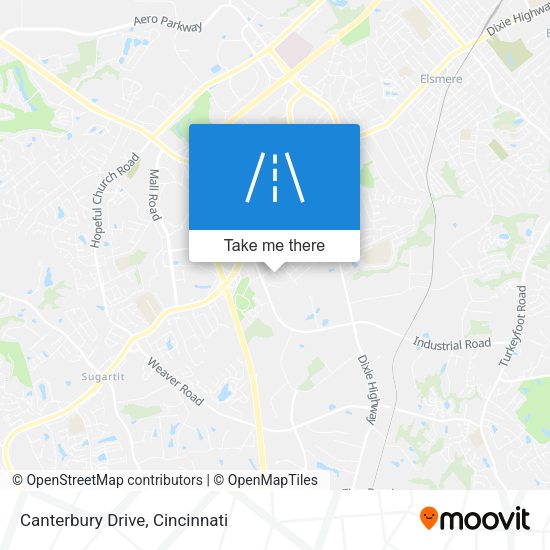 Mapa de Canterbury Drive