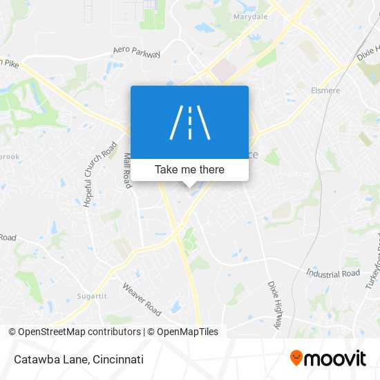 Catawba Lane map