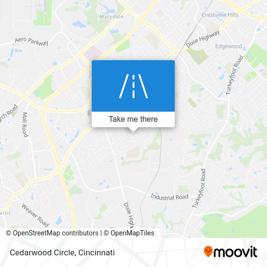 Cedarwood Circle map