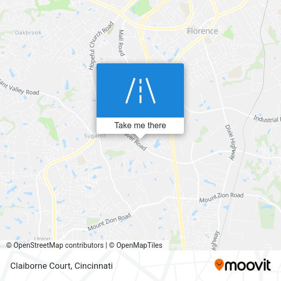 Mapa de Claiborne Court