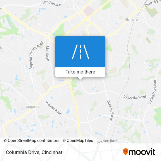Mapa de Columbia Drive