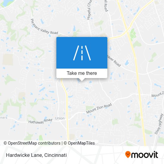 Hardwicke Lane map