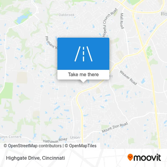 Highgate Drive map