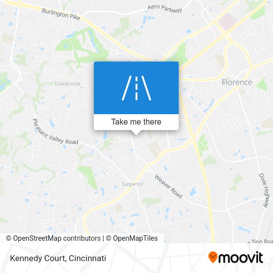 Mapa de Kennedy Court
