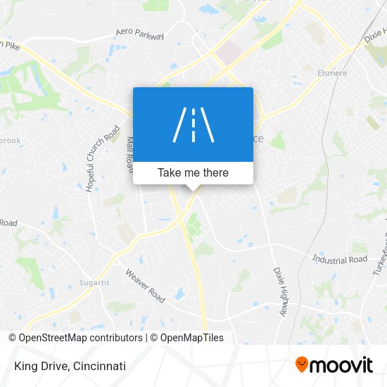 King Drive map