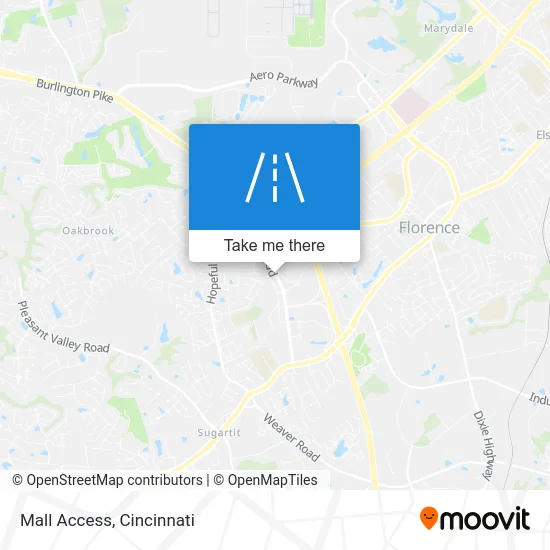 Mall Access map