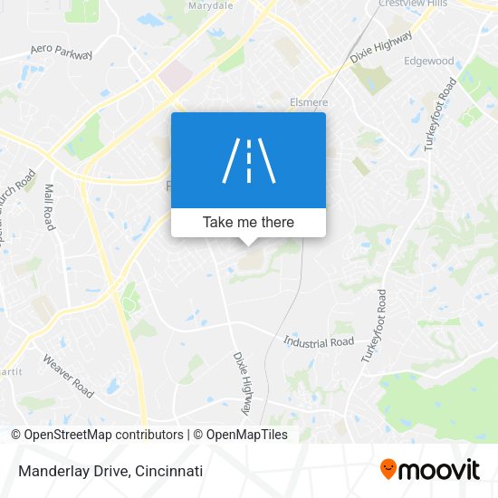 Mapa de Manderlay Drive