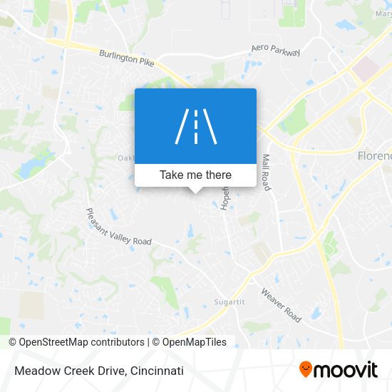 Meadow Creek Drive map