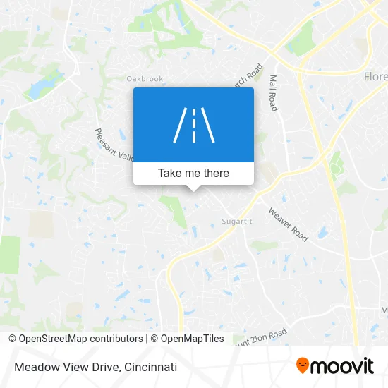 Meadow View Drive map