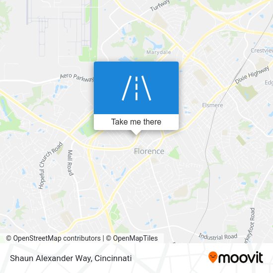 Mapa de Shaun Alexander Way