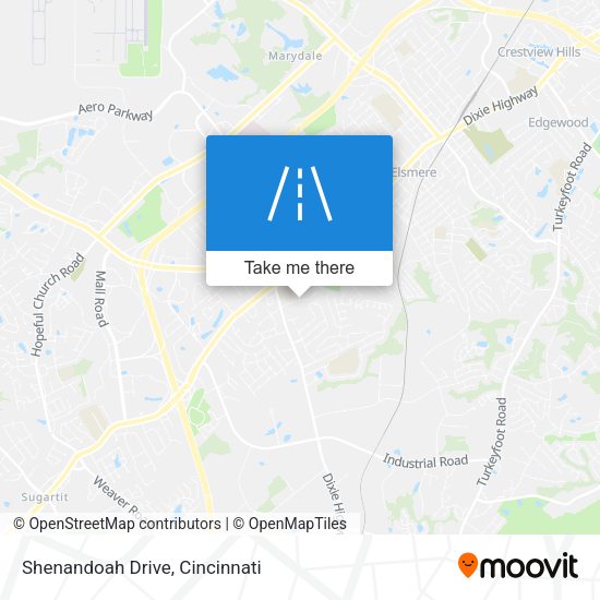 Shenandoah Drive map