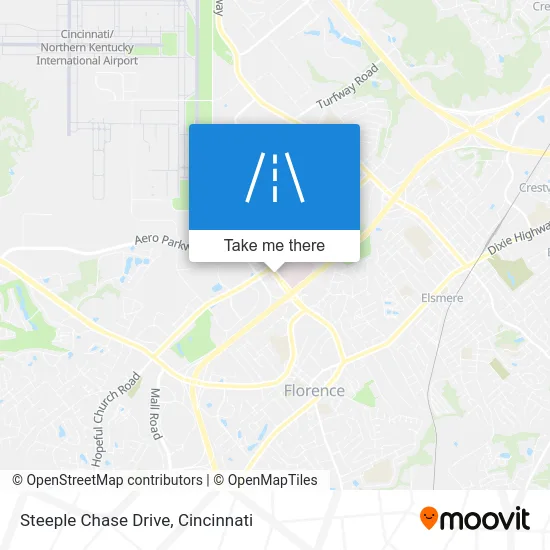 Steeple Chase Drive map