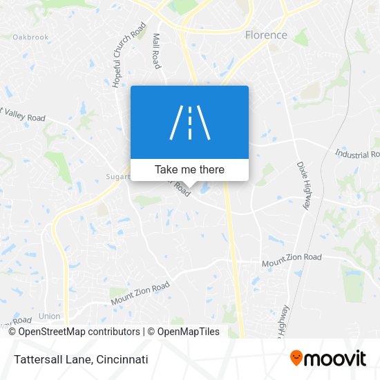 Mapa de Tattersall Lane