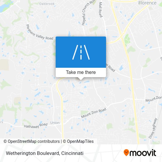 Wetherington Boulevard map