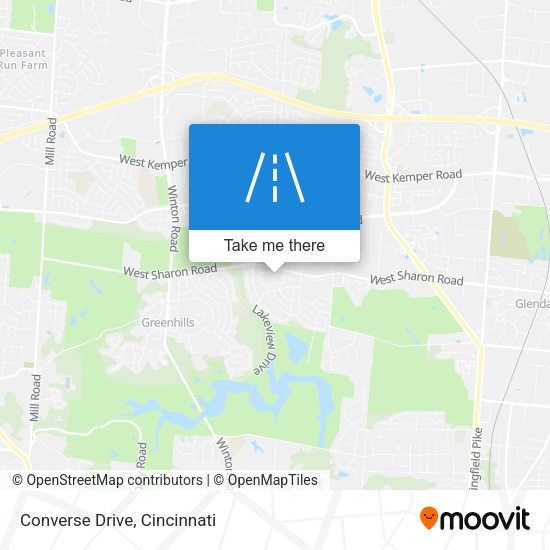 Mapa de Converse Drive