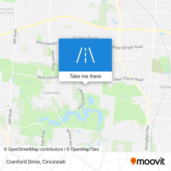 Mapa de Cranford Drive