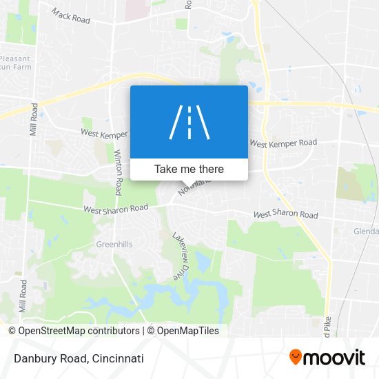 Mapa de Danbury Road