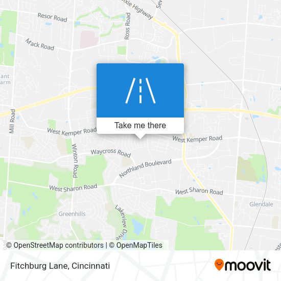 Mapa de Fitchburg Lane
