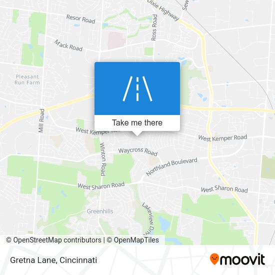 Mapa de Gretna Lane