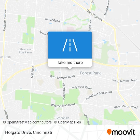 Mapa de Holgate Drive
