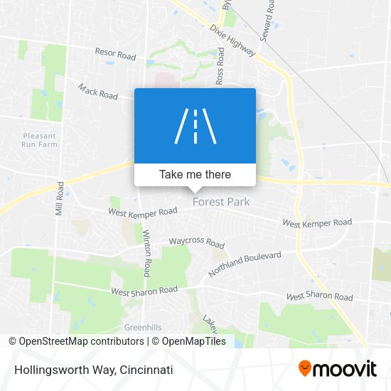 Hollingsworth Way map