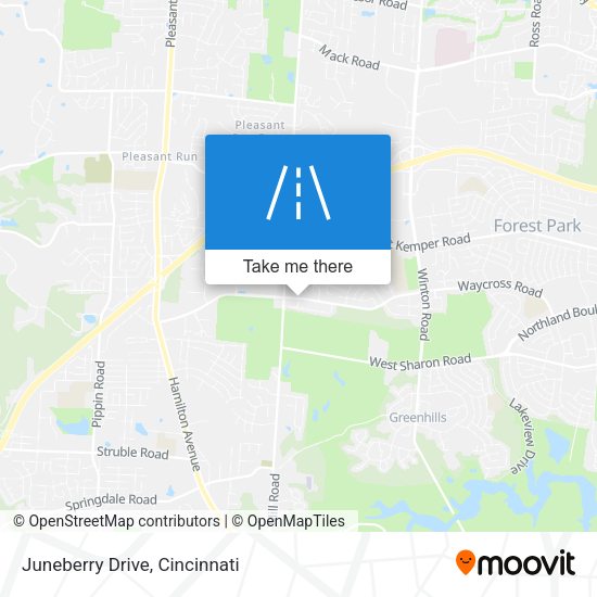 Juneberry Drive map
