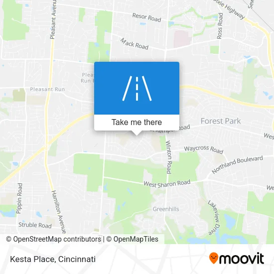 Kesta Place map
