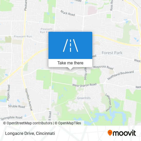 Longacre Drive map