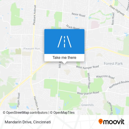 Mapa de Mandarin Drive