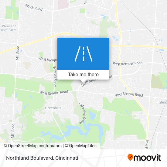 Mapa de Northland Boulevard