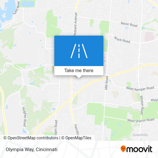 Mapa de Olympia Way
