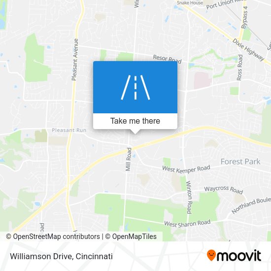 Williamson Drive map