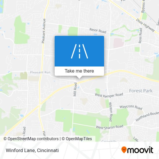 Mapa de Winford Lane