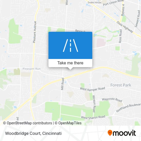 Mapa de Woodbridge Court