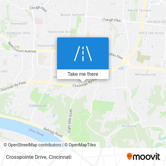 Mapa de Crosspointe Drive