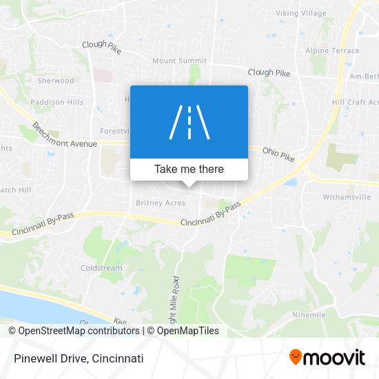 Mapa de Pinewell Drive