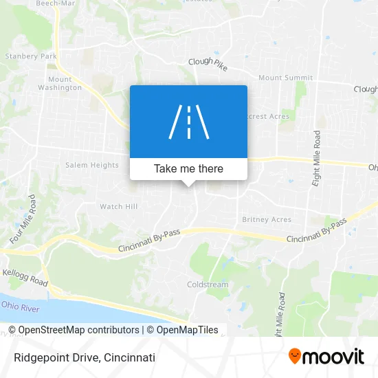 Ridgepoint Drive map